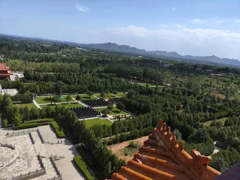 皇家龙山陵园鸟瞰